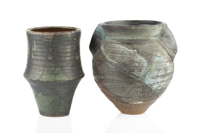 Lot 656 - Charles Bound (b.1939) Two vessels dripped...