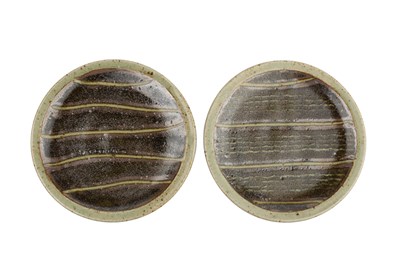 Lot 669 - Edward Hughes (1953-2005) Two dishes tenmoku...