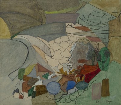 Lot 290 - Suzanne Roger (1899-1986) Chaos, 1948 signed...