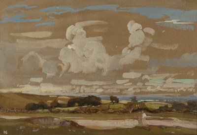 Lot 154 - Arthur Ernest Vokes (1874-1964) Figures under...
