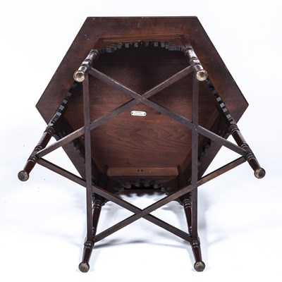 Lot 5 - Liberty & Co Mahogany, 'Moorish' table with...