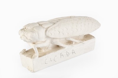 Lot 887 - Eduardo Paolozzi (1924-2005) Cicada inscribed...