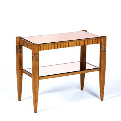 Lot 71 - Art Deco style Satinwood, side table, with...