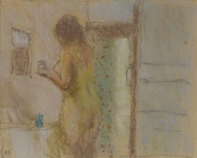 Lot 434 - Bernard Dunstan (1920-2017) Nude in the Mirror...