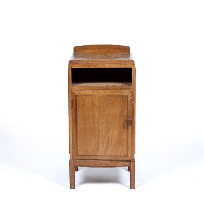 Lot 1 - Brynmawr oak, bedside cupboard, with single...