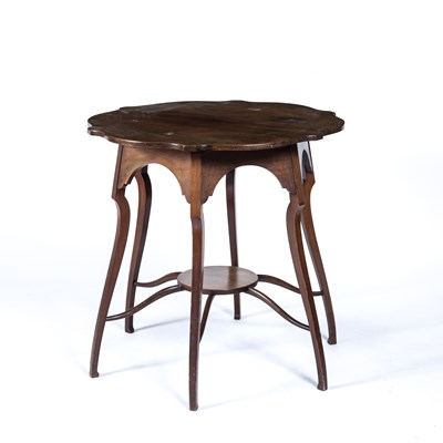 Lot 66 - In the manner of Morris and Co Mahogany,...