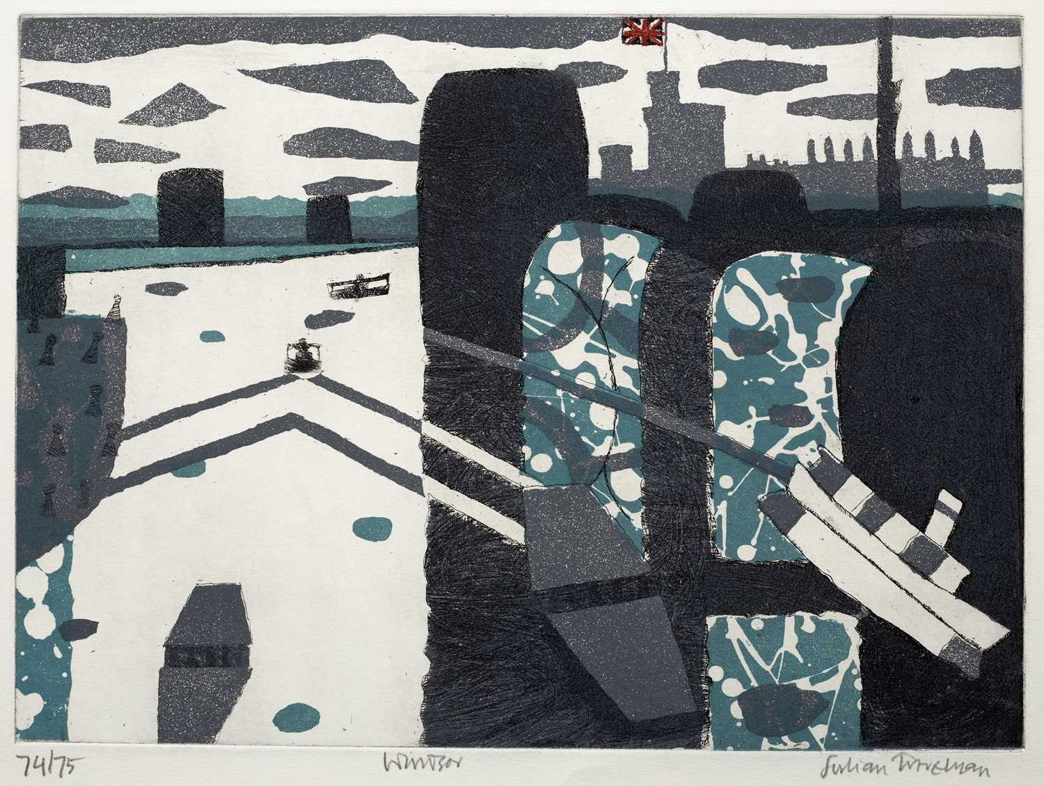 Lot 10 - Julian Trevelyan (1910-1998) Windsor, 1969...