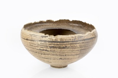 Lot 629 - Deidre Burnett (b.1939) Vessel with banded...