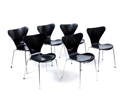 Lot 83 - Arne Jacobsen (1902-1971) for Fritz Hansen Set...