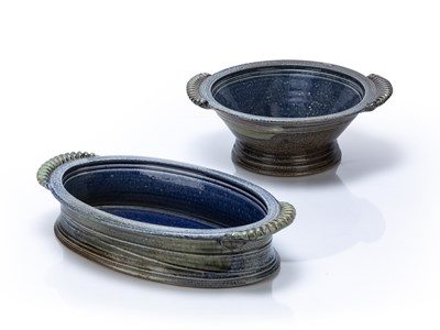 Lot 321 - Jane Hamlyn (b.1940) two salt glazed bowls...