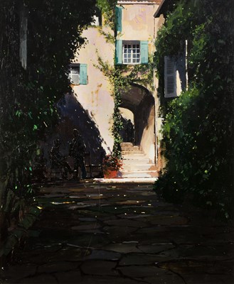 Lot 229 - Jeremy Barlow (1945-2020) 'Ramatuelle' oil on...