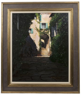 Lot 229 - Jeremy Barlow (1945-2020) 'Ramatuelle' oil on...