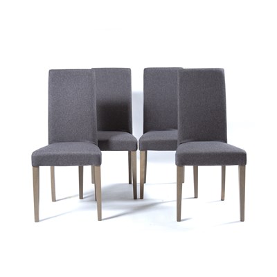 Lot 26 - Contemporary Set of four dining chairs with...