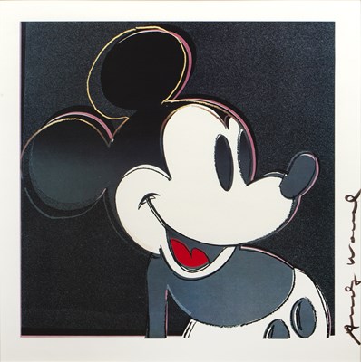 Lot 235 - Andy Warhol (1928-1987) 'Mickey Mouse black',...