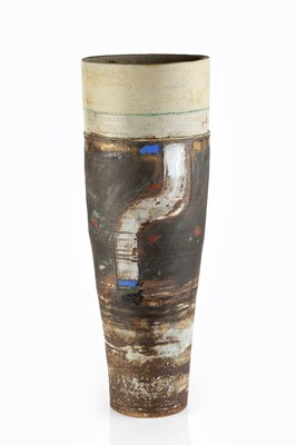 Lot 651 - Robin Welch (1936-2019) Large vessel black...