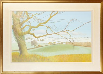 Lot 367 - Jill Hutchings (20th Century) Tree with Snowy...