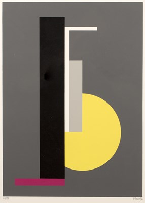 Lot 60 - 1960s School Bauhaus style abstract, 1969...