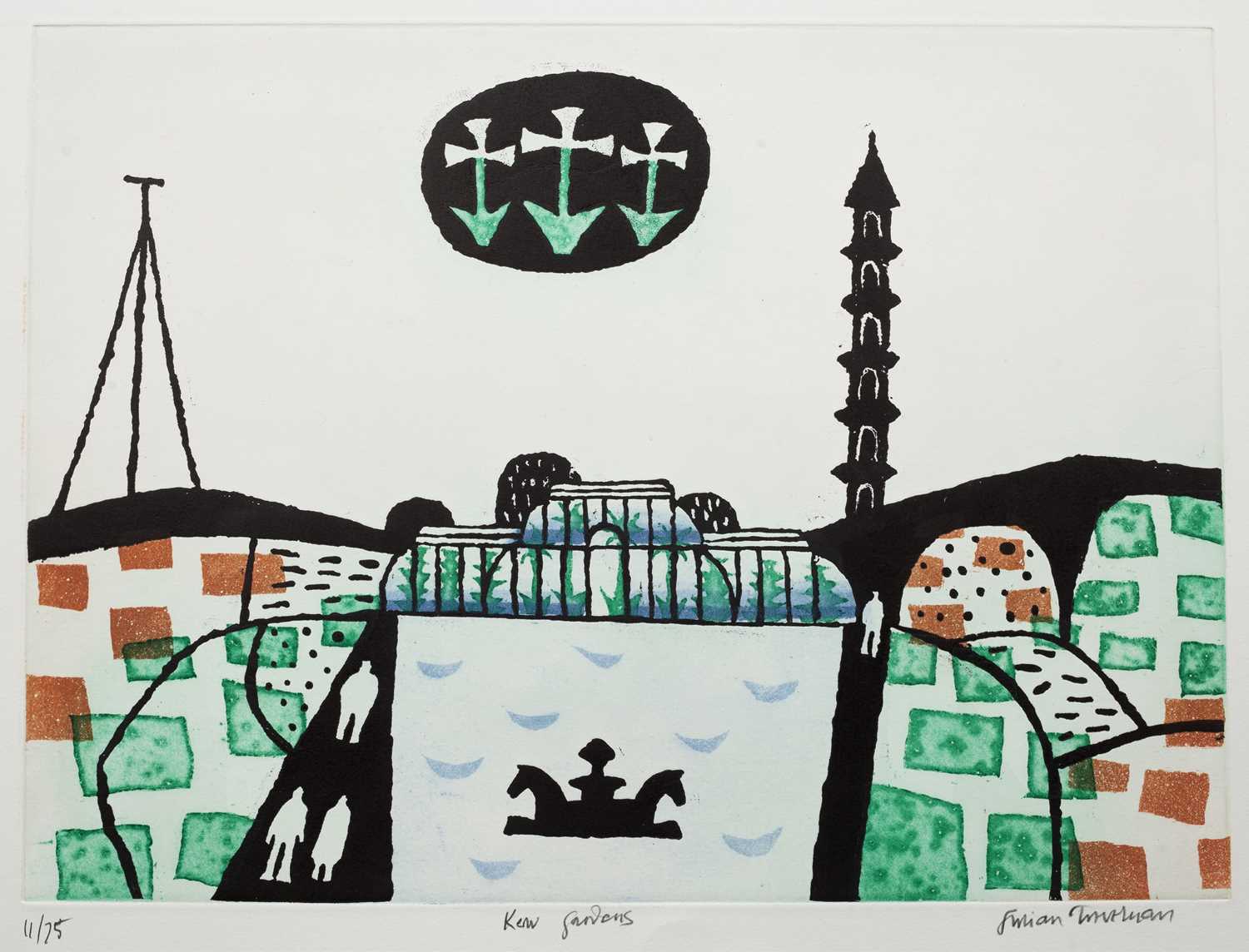 Lot 18 - Julian Trevelyan (1910-1998) Kew Gardens, 1969...