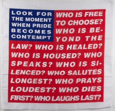 Lot 185 - Barbara Kruger (b.1945) 'Untitled (Flag 3)',...