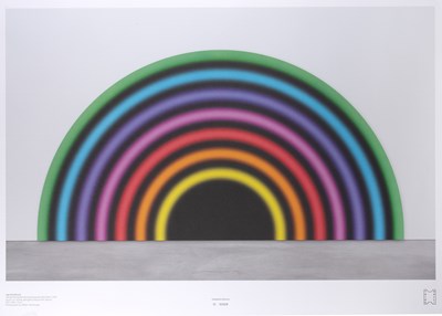 Lot 129 - Ugo Rondinone (b.1964) 'Rainbow poster 2015',...