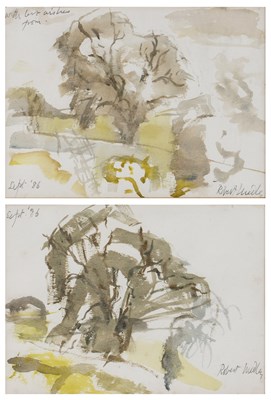 Lot 232 - Robert Medley (1905-1994) Two tree studies,...