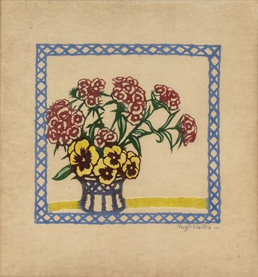 Lot 139 - Hugh Wallis (1871-1943) Flowers in a Vase...