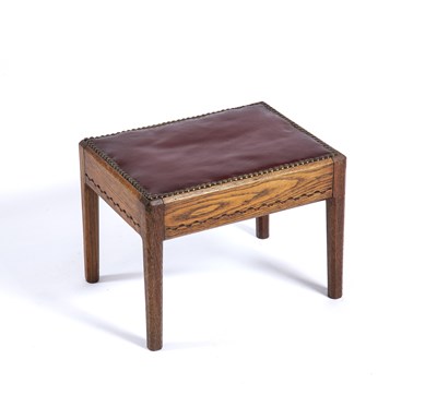 Lot 759 - Arthur Simpson (1857-1922) of Kendal Stool oak...