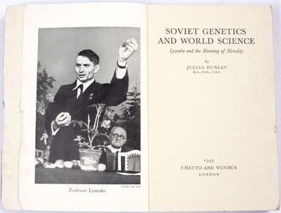 Lot 486 - Huxley, Sir Julian (1887-1975) Biologist....