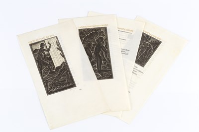 Lot 105 - Eric Gill (1882-1940) Quod est Salomonis, 1931...