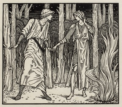 Lot 121 - Edward Burne-Jones (1833-1898) The Wood Beyond...