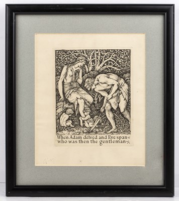 Lot 122 - Edward Burne-Jones (1833-1898) Adam and Eve...