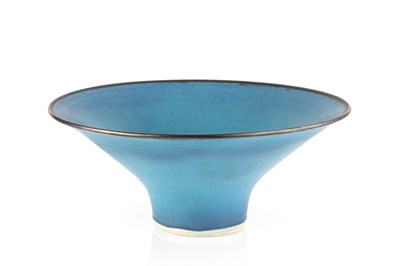 Lot 686 - Abdo Nagi (1941-2001) Flared bowl turquoise...