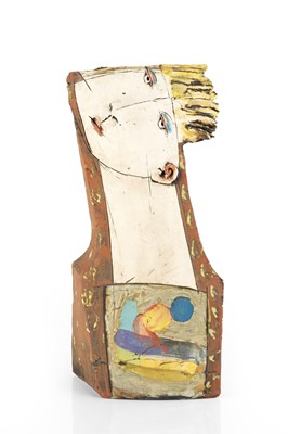 Lot 559 - Christy Keeney (b.1958) Lady with blonde hair...