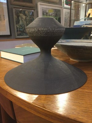 Lot 547 - Graeme James (b.1942) Vase with flared rim...