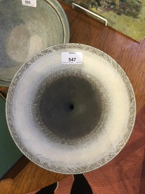 Lot 547 - Graeme James (b.1942) Vase with flared rim...