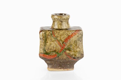 Lot 566 - Kanjiro Kawai (1890-1966) Bottle vase ash...