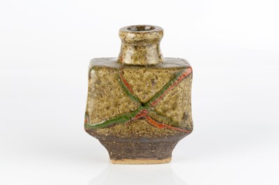 Lot 566 - Kanjiro Kawai (1890-1966) Bottle vase ash...