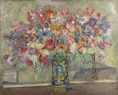 Lot 161 - Ethel Walker (1861-1951) Summer Flowers in a...