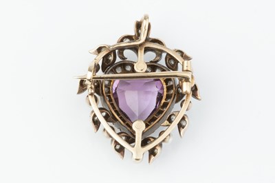 Lot 27 - A late 19th/early 20th century amethyst,...
