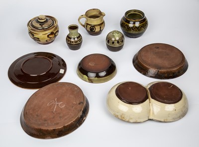 Lot 540 - Winchcombe Pottery A collection of nine early...