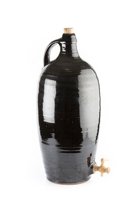 Lot 586 - Winchcombe Pottery Monumental flagon tenmoku...