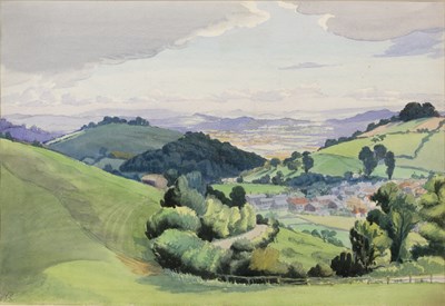Lot 507 - Lesley Fotherby (b.1946) A Cotswold landscape,...