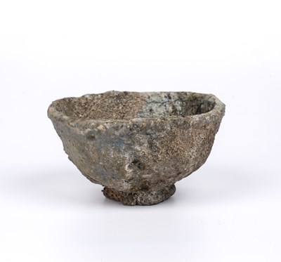 Lot 657 - Charles Bound (b.1939) Footed bowl wood fired...