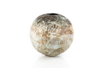 Lot 650 - Rachel Wood (b.1962) Moon vase layered glazes...