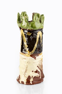 Lot 661 - Dylan Bowen (b.1967) King vessel slipware...