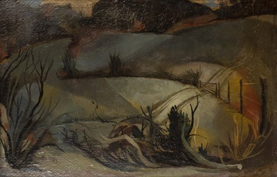 Lot 237 - Michael Ayrton (1921-1975) Berkshire Landscape...