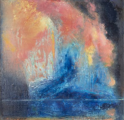 Lot 257 - Keith Grant (b.1930) Iceberg Blazing under...