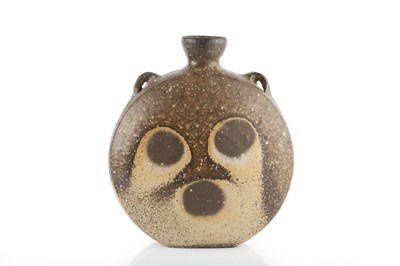 Lot 649 - Svend Bayer (b.1946) Moon flask wood fired...