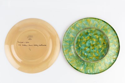 Lot 747 - Minton Art Pottery plate Crystal Palace Art...