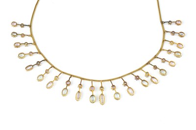 Lot 26 - An early 20th century pink topaz and...